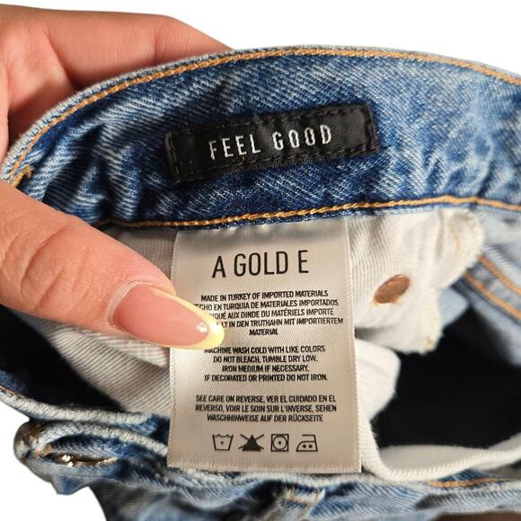 Agolde Feel Good High Waisted Jeans Size 26 - Picture 4 of 9